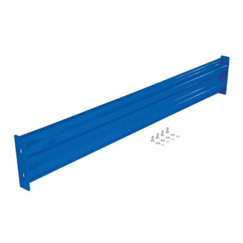 Steel 2 Ribbed Bolt On Style Guard Rail, 66in Length, Blue