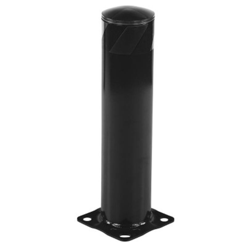 Steel Pipe Safety Bollard, 36in x 5-1/2in, Black
