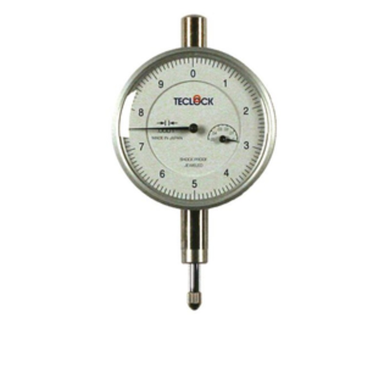 Teclock Precision AGD Dial Indicator, 0-.050, 2 Dial White Face – AI-9111