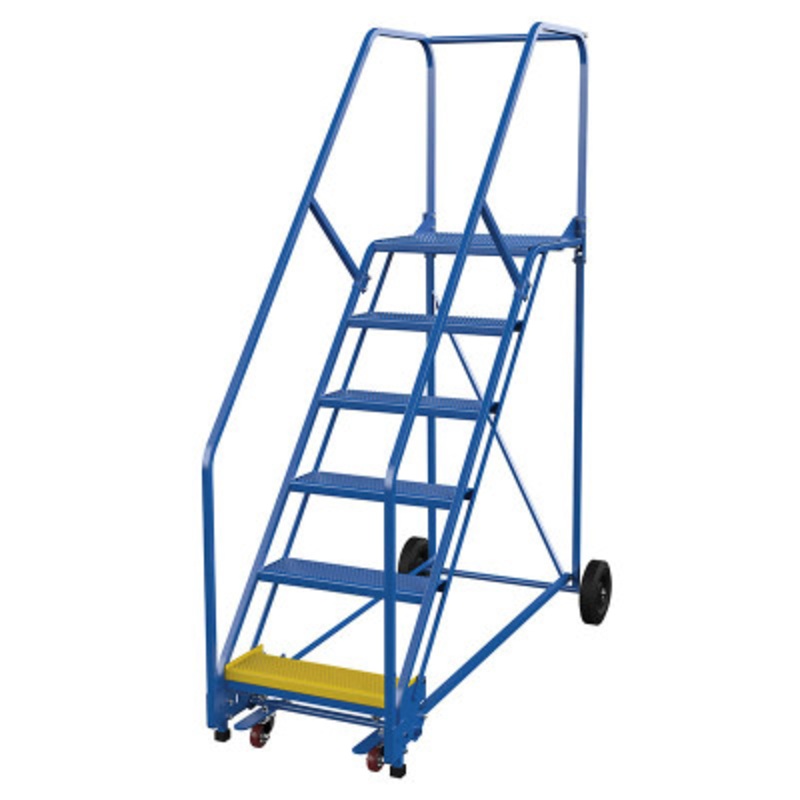 Warehouse Ladder 50 Deg Perf 6 Stp 21 In