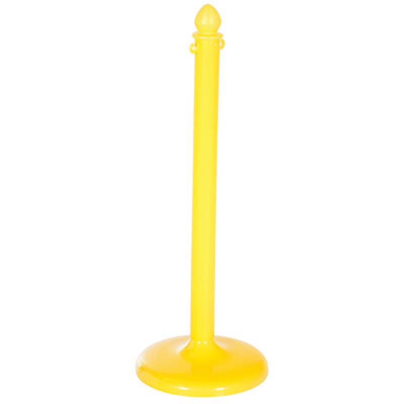 Barricade, Floor Mounts 4 Pack 14 x 14 x 38-1/2in, Yellow