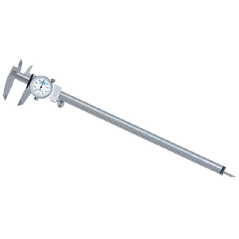 Fowler 0 – 12 Range, White Face Shock Proof Dial Caliper – 52-008-712-0