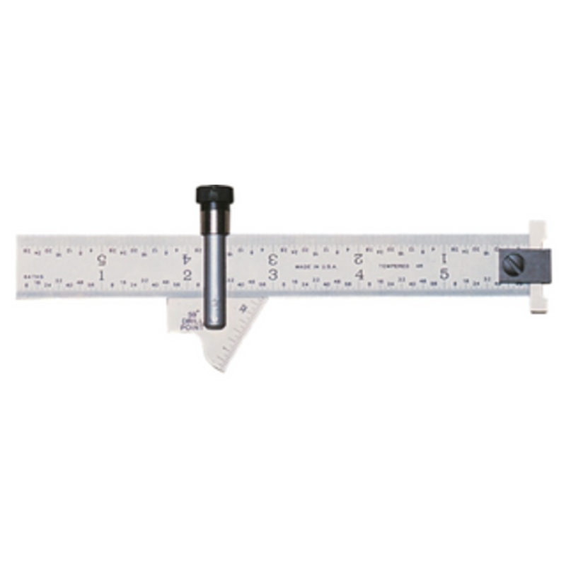 Fowler Drill Point Gage, 6 Length,  59 Angle, 8ths,16ths, 32nds and 64ths Graduation – 52-480-000