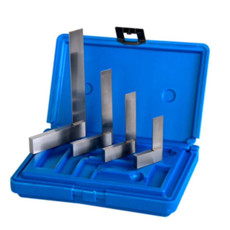 PEC Tools 4 Piece Solid Square Set in Case 7000-S-4