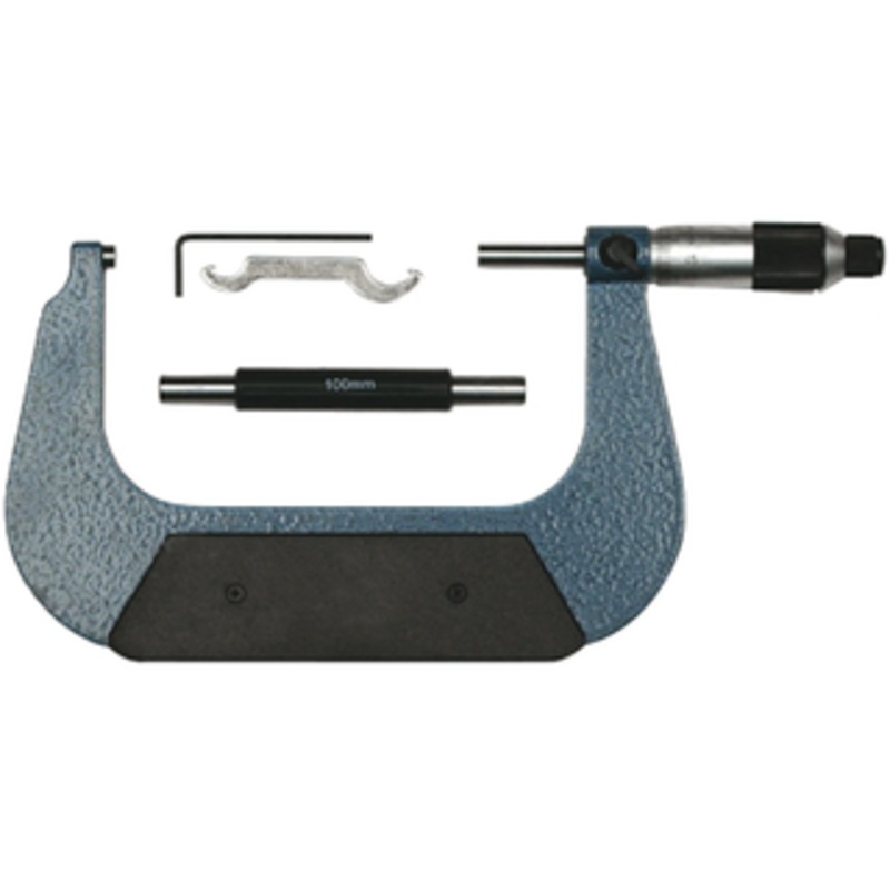 Precise Flat End Spindle Outside Micrometer, 100-125mm Range – M-129