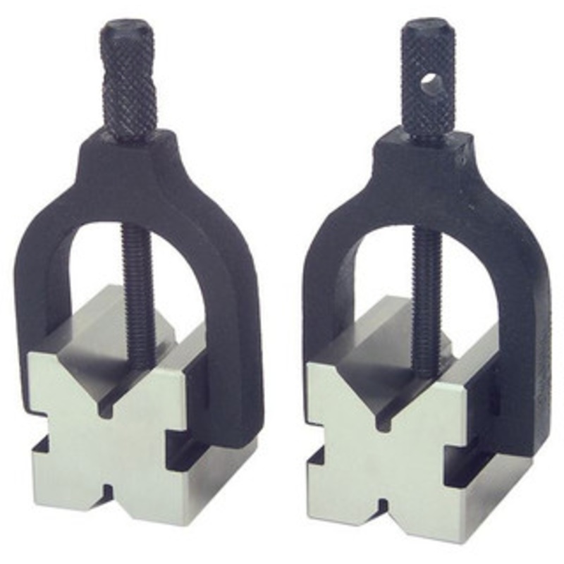 Precise Toolmakers V Block & Clamp Set, 3/16 – 1 Capacity