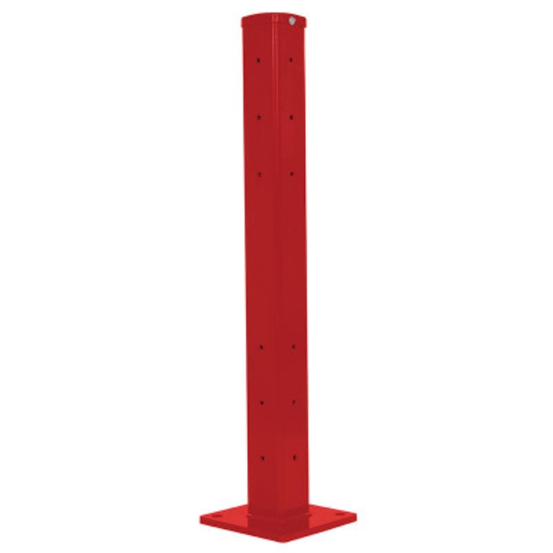 Rigid Tube Post Bolt On Style 42in For Guard Rail,s, Red