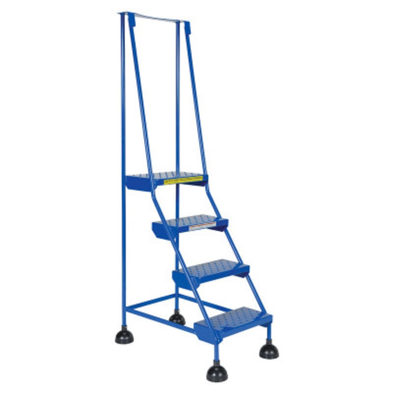 Spring Load Ladders 58 Deg 4 Perforated 16in Step Width, 400lb