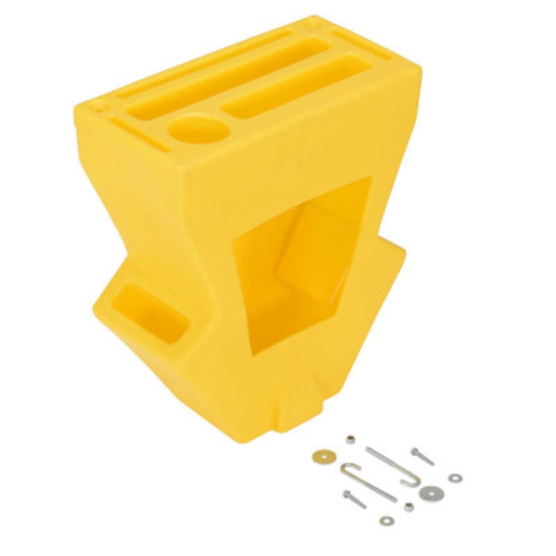 Virgin LDPE Pallet Truck Caddy 8-3/4 x 16-1/8 x 18-5/8in, Yell