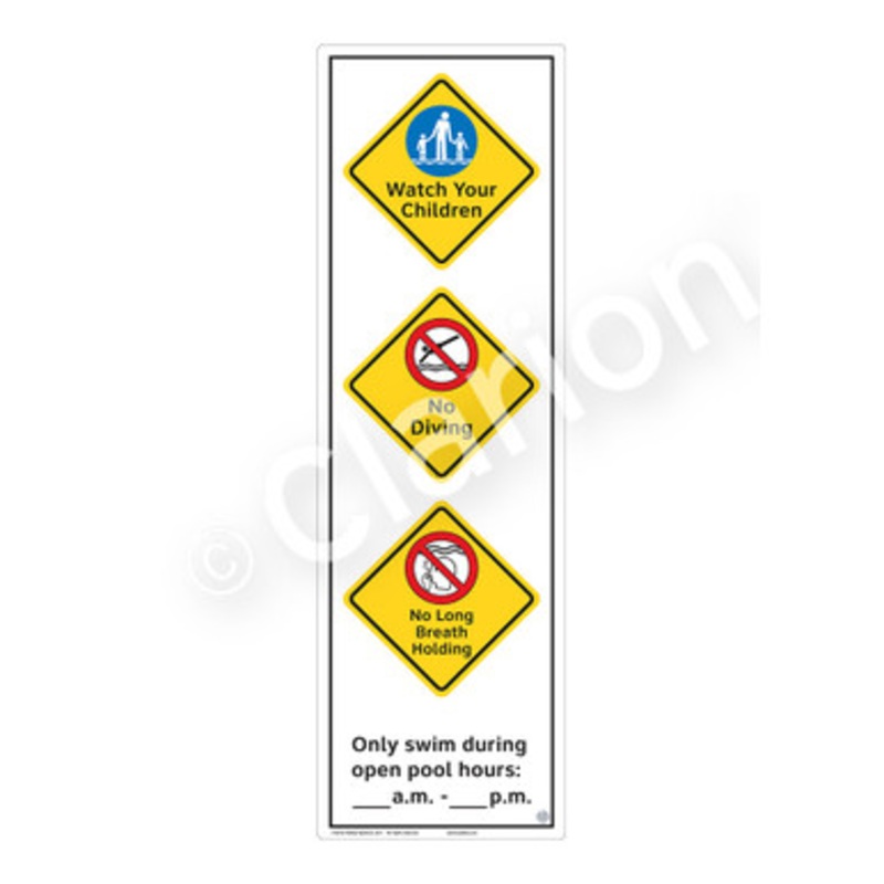 Watch Your Children Sign (WSS2370-e)