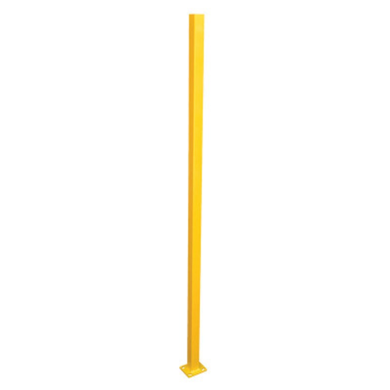 Adjustable Perimeter Guard System,sin Line Post 72in, Yellow