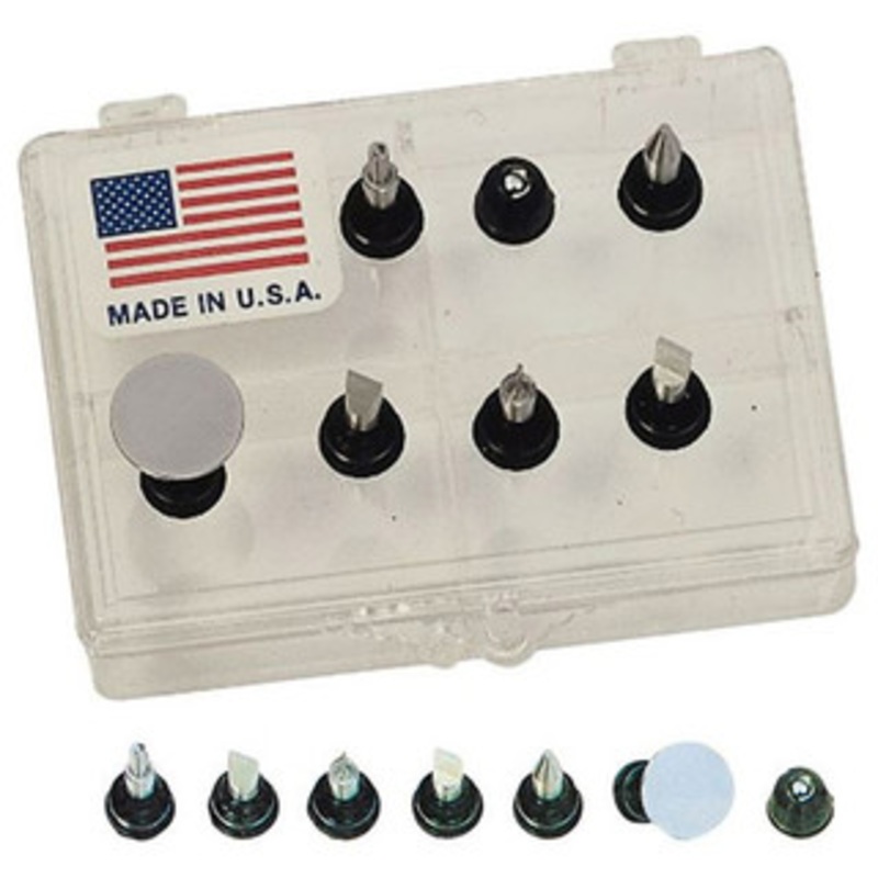 AMPG Accurate Micrometer Anvil Attachment Set Z9012, 7 Pieces