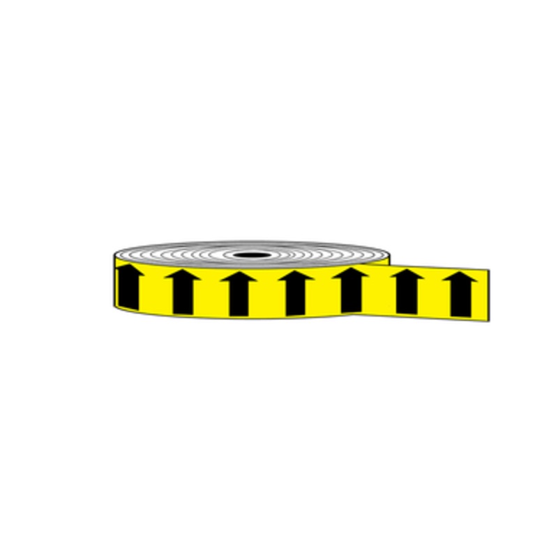 Arrow Banding Tape 1 x 30yd Black on Yellow (ABT-1-MY)