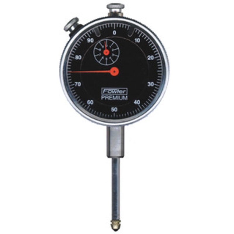 Fowler AGD Dial Drop Indicator, Black Face 0 – 1 Range Premium – 52-520-110-1