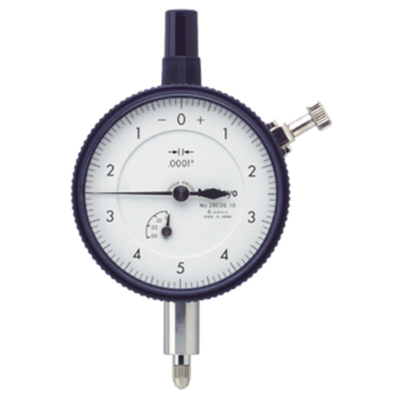 Mitutoyo AGD Dial Drop Indicator, 0 – .025 Range, 0-5-0 Reading – 2803S-10
