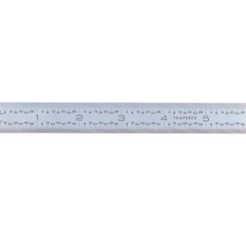 PEC 150mm D/M Flexible Steel Rule 561-006