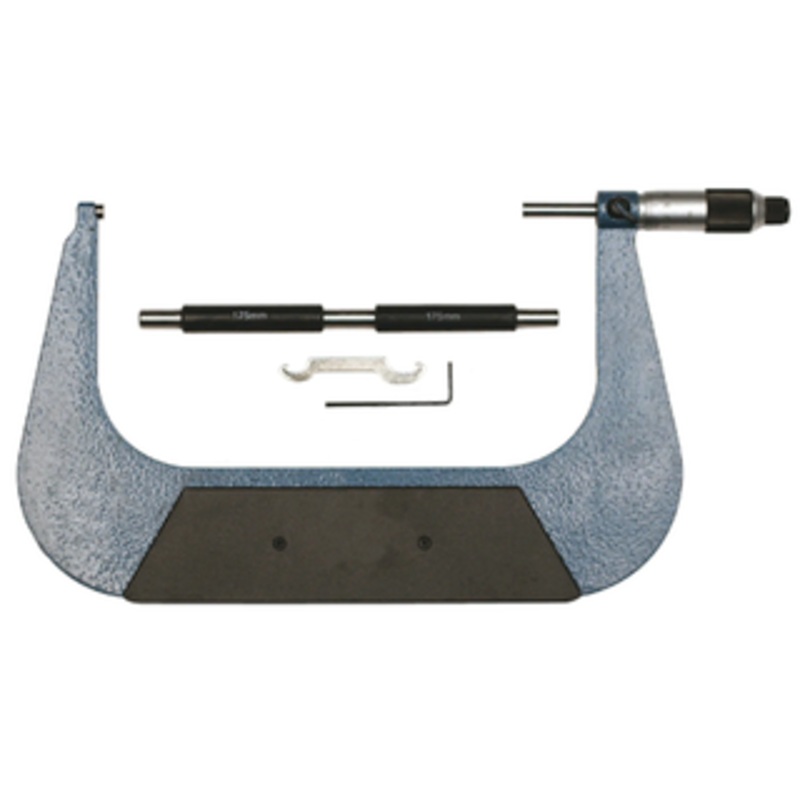 Precise Flat End Spindle Outside Micrometer, 175-200mm Range – M-132