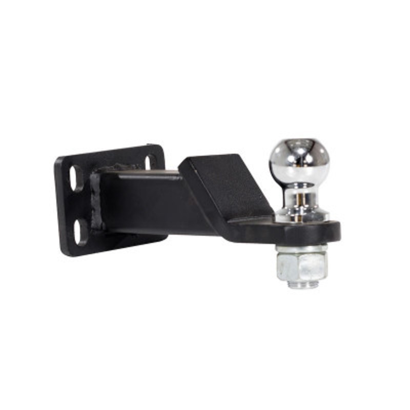 Single Ball Hitch Mount 8in Length, For E-Tug-HD Models, Blk