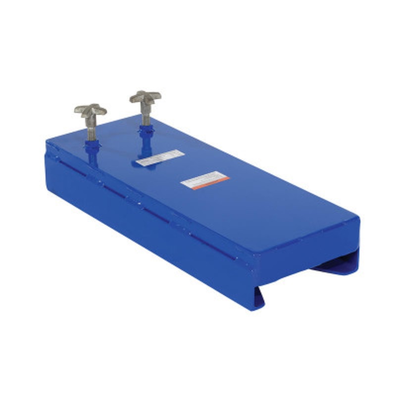 Steel Forklift Beam Mover 30-1/2in x 11-1/2in, 500 lb., Blue