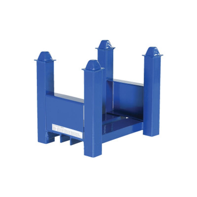 Steel Stackable Bar Cradle, 16in, 2500 lb., Blue