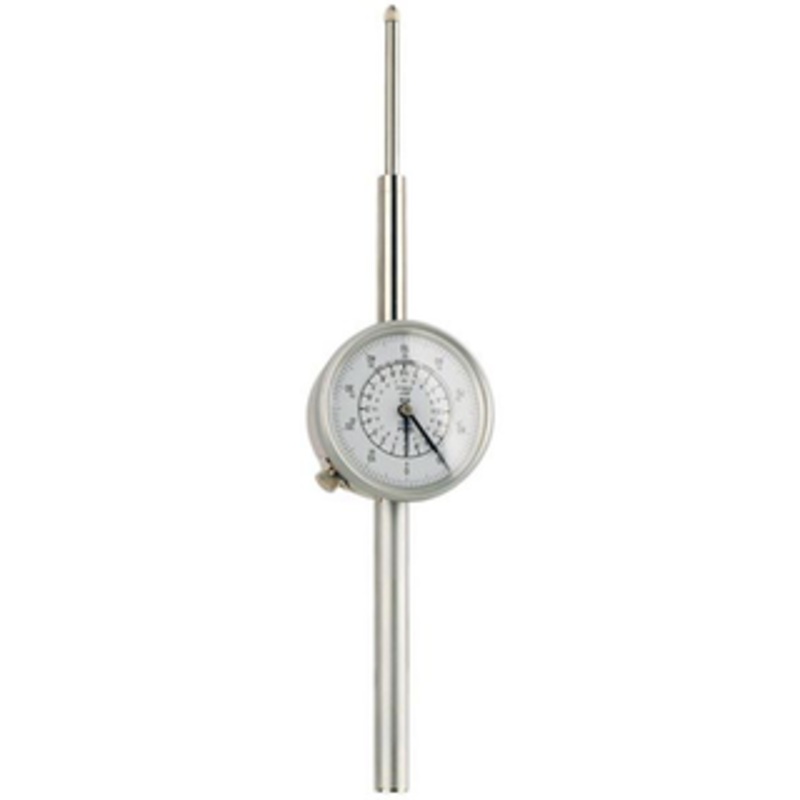 Teclock Precision AGD Dial Indicator, 0 – 2, 2 Dial White Face – AI-951