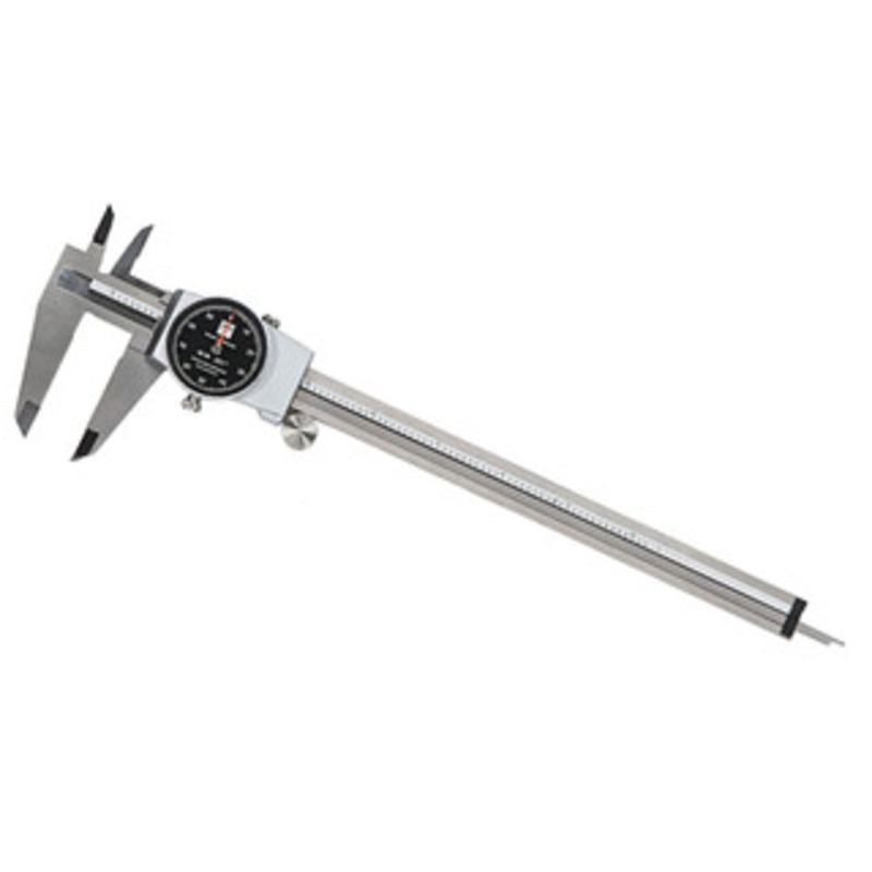 TESA Brown & Sharpe Black Face Dial Caliper, 0 – 8 Range – 599-579-8-5
