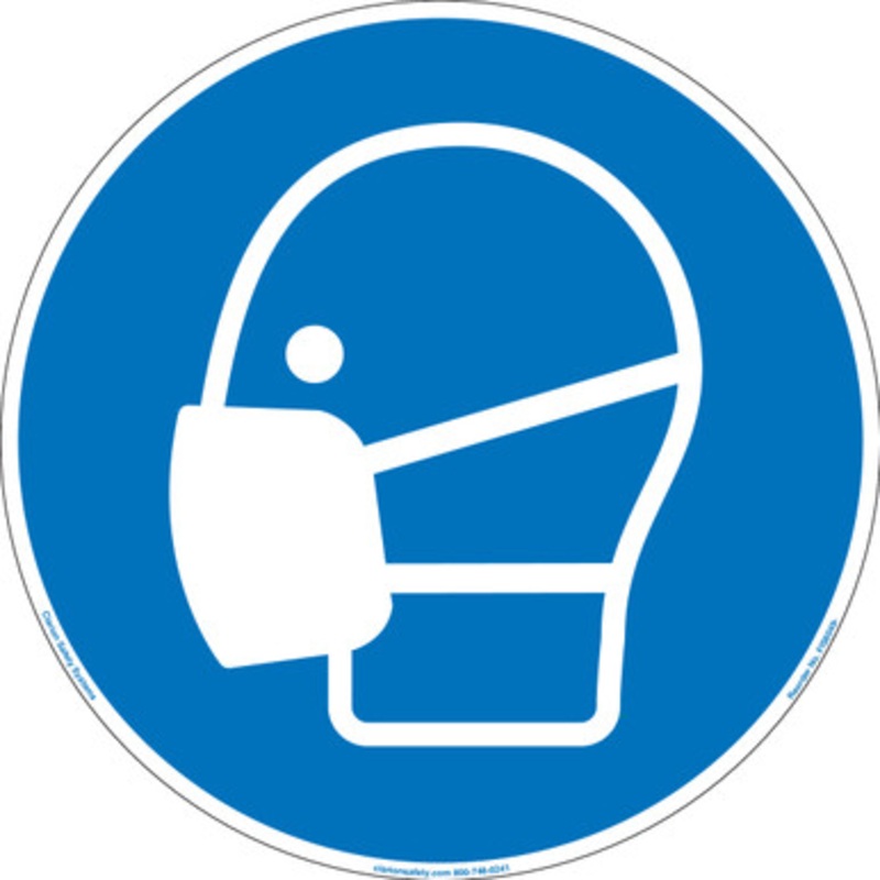 Wear dust mask (FIS6049-)