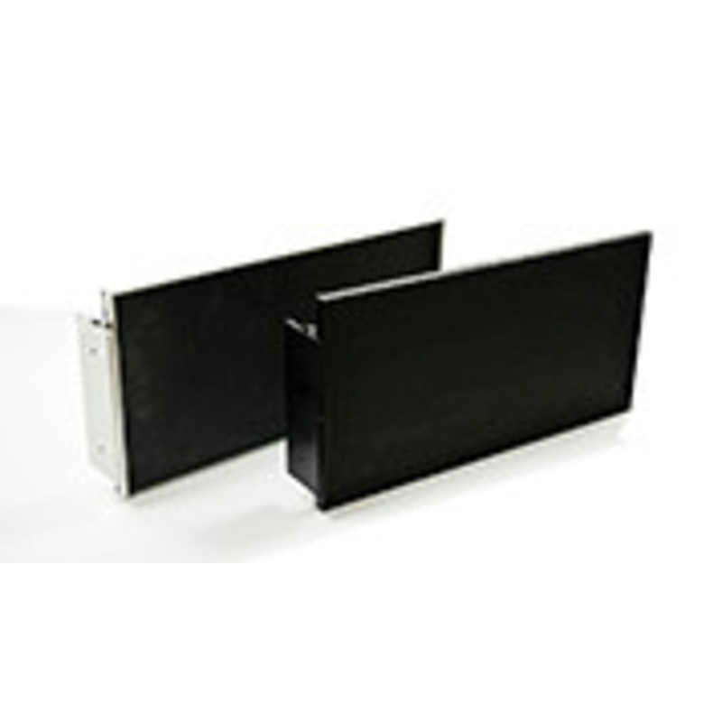 Anodized Black Aluminum Exit Sign Frame
