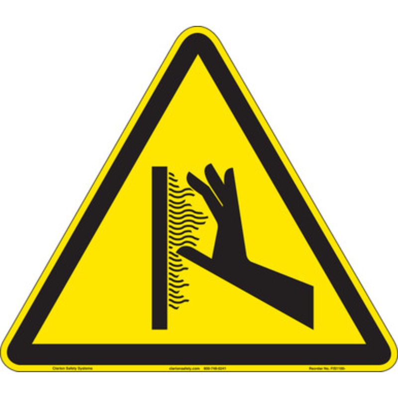 Burn Hazard/Hot Surface (FIS1100-)