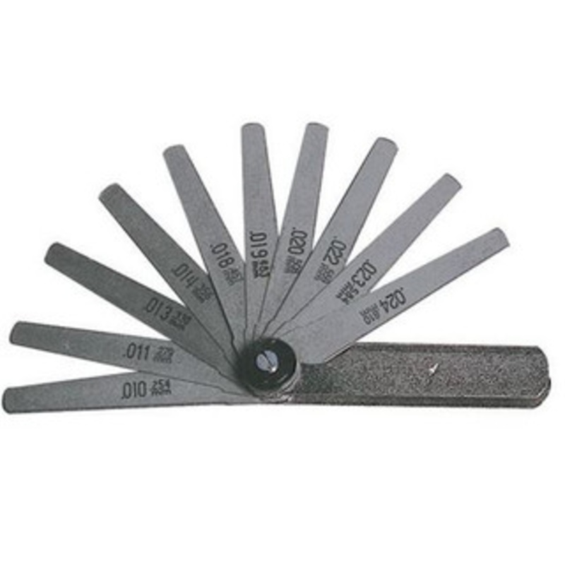 PEC Feeler Gage, Tapered Blade 1/4 Width At Tip 5026T