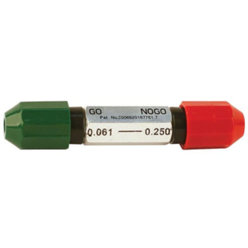 Precise Go/No Go Double Ended Gage Handle, 0610 – .2500 Range – 8001
