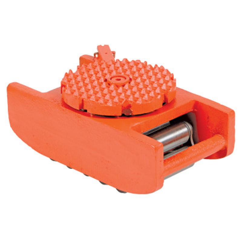 Steel Machine Roller, 15,000 lb., Orange