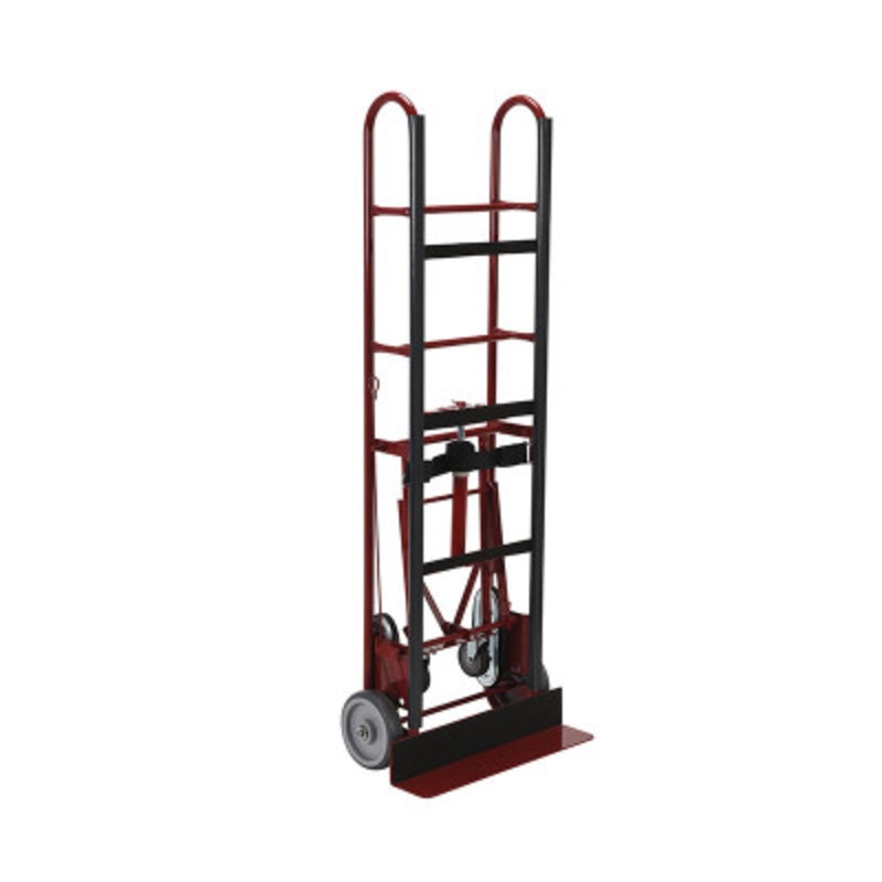 Steel Ratchet Appliance Cart, 17in x 24in x 66in, 1200 lb., Blue