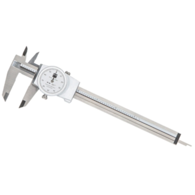 TESA Brown & Sharpe White Face Dial Caliper, 0 – 6 Range – 599-579-4