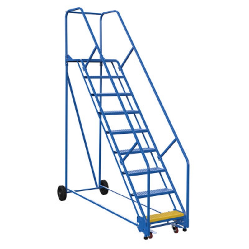 Warehouse Ladder 50 Deg Perf 9 Stp 21 In