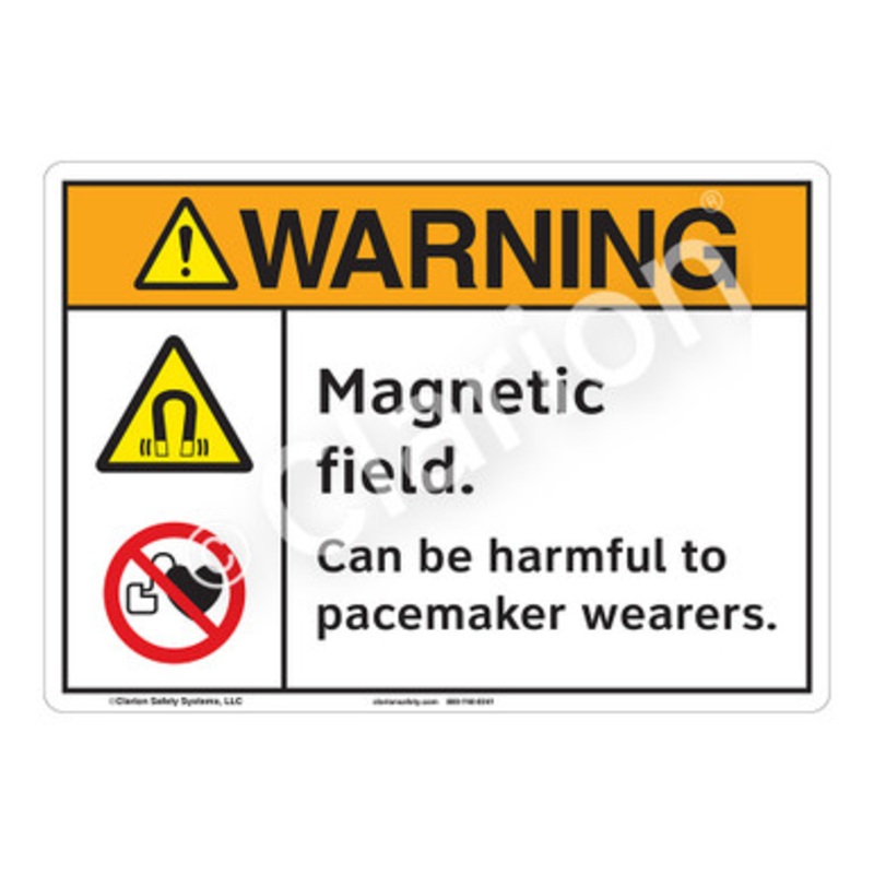 Warning Magnetic Field Sign (F1234-)