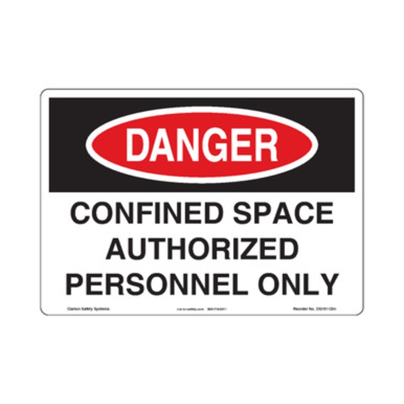 Danger/Confined Space Sign (OS1011DH-)