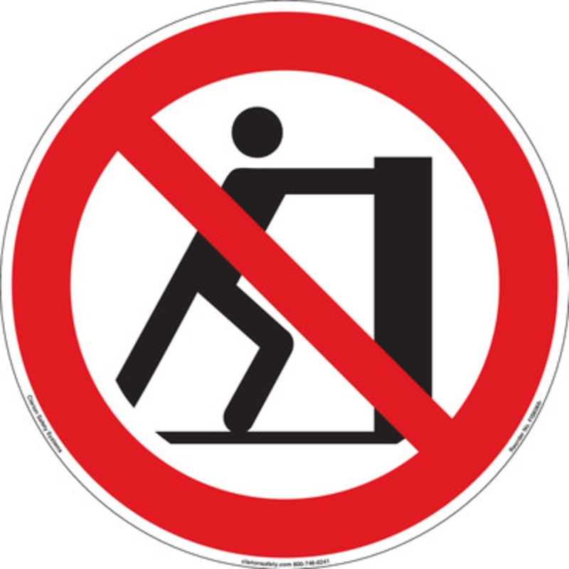 Do not push (FIS6066-)