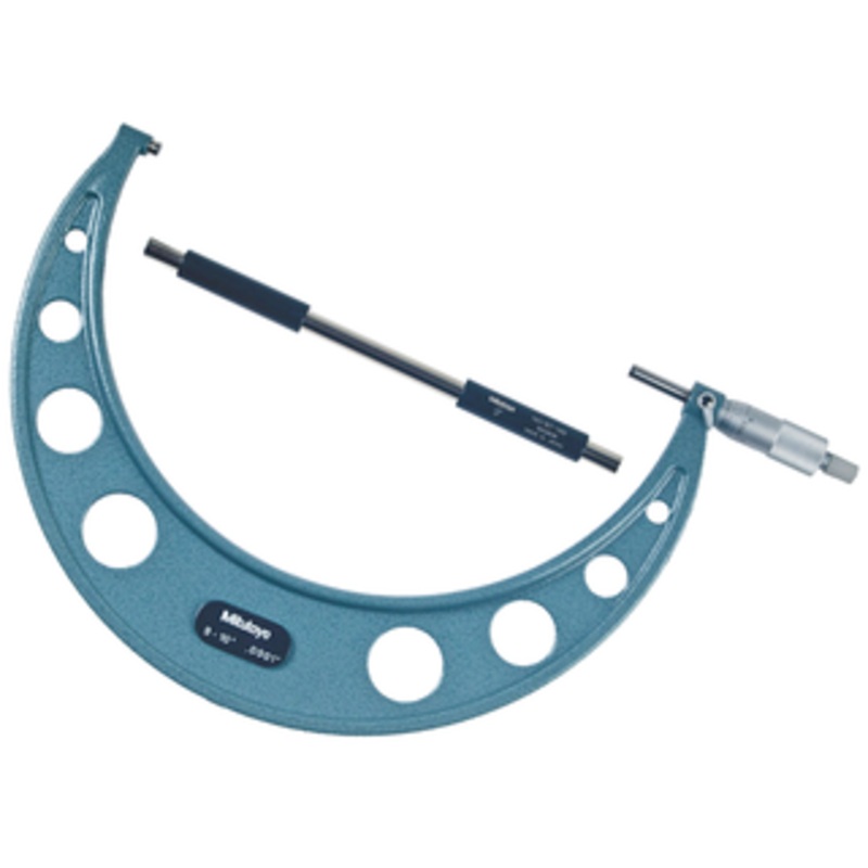 Mitutoyo Flat End Spindle Outside Micrometer, 9-10 Range – 103-224