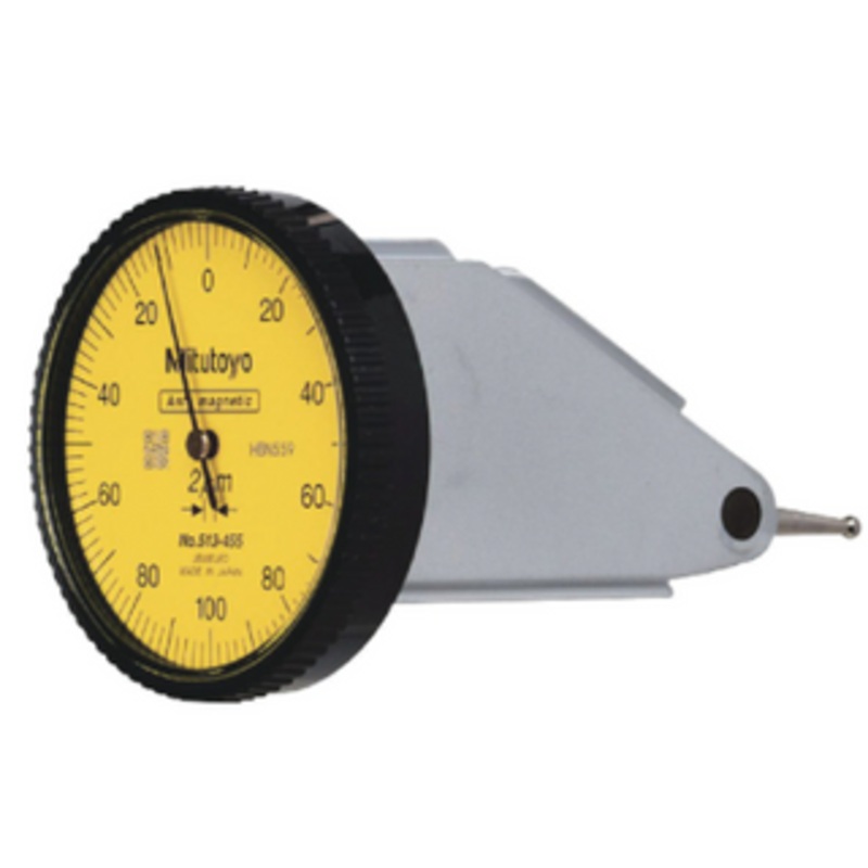 Mitutoyo Vertical Dial Test Indicator Set, 0 – 0.2mm Range, 0-100-0 Reading – 513-455-10T