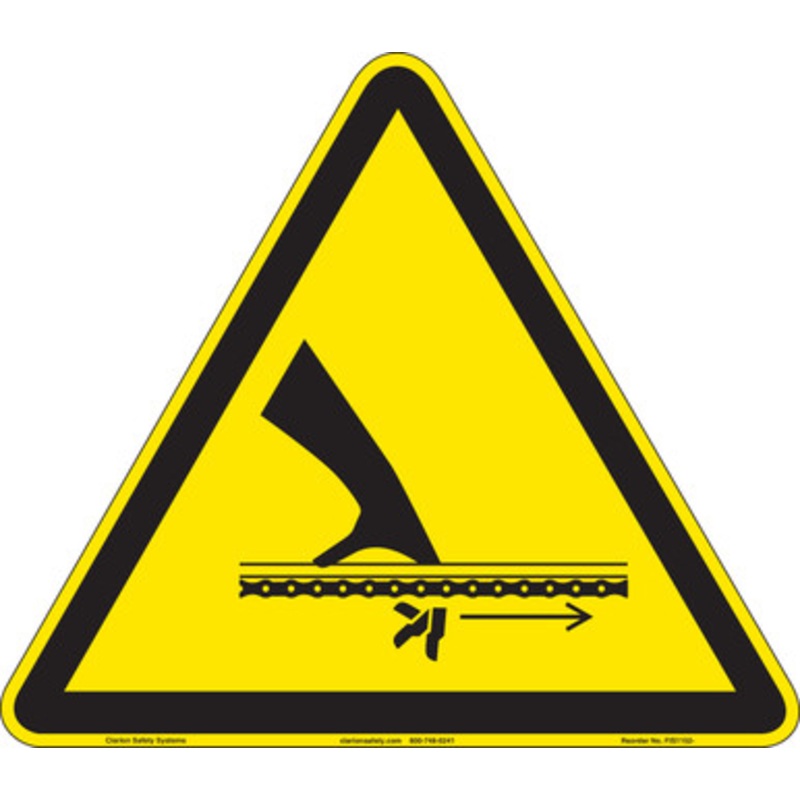Pinch Point/Moving Feed Chain (FIS1152-)