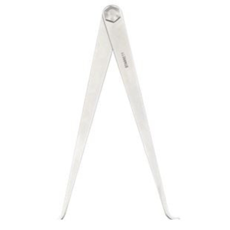 Starrett 27-12 Calipers, Inside, 12 Size and Capacity, Flat Leg