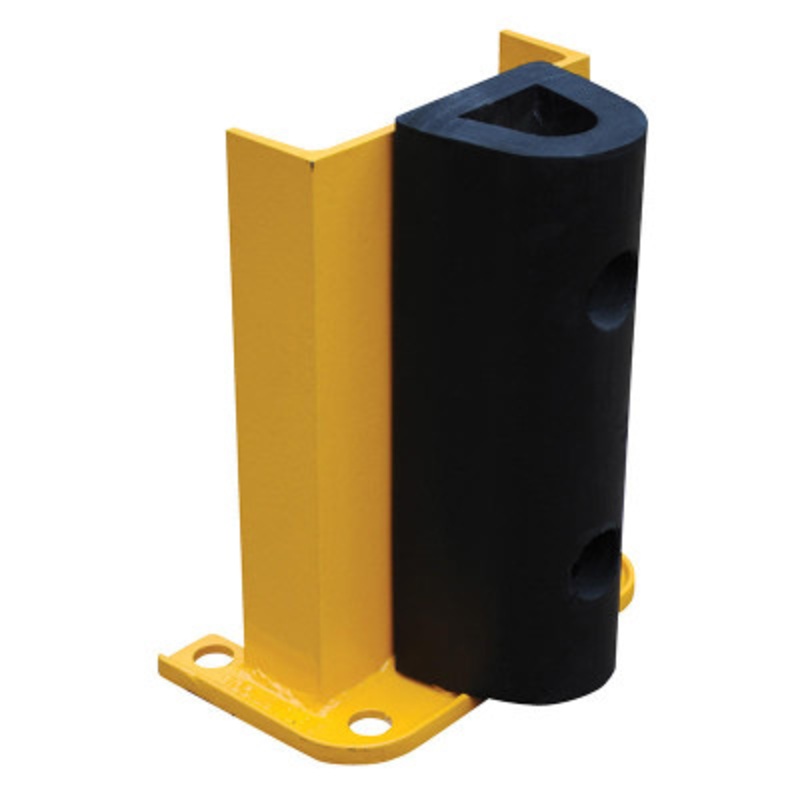 Structural Rack Guard, 7-13/16 x 10-1/16 x 12-1/4in, Yellow