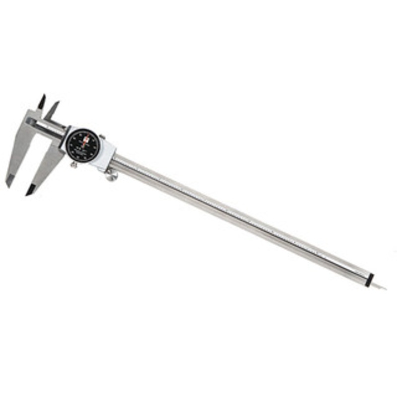 TESA Brown & Sharpe Black Face Dial Caliper, 0 – 12 Range – 599-579-12-5