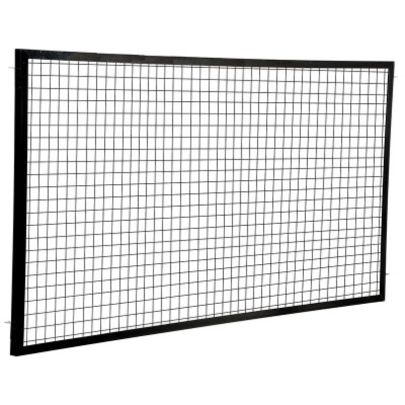 Adjustable Perimeter Guard Panel 4 Ft. x 8 Ft., Blk