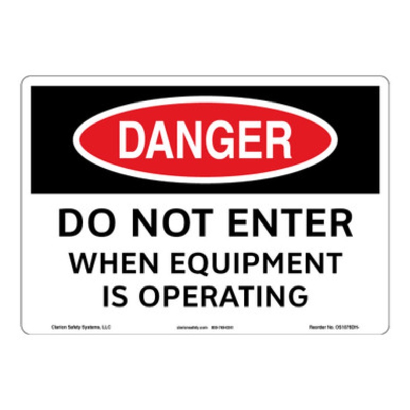 Danger/Do Not Enter Sign (OS1076DH-)
