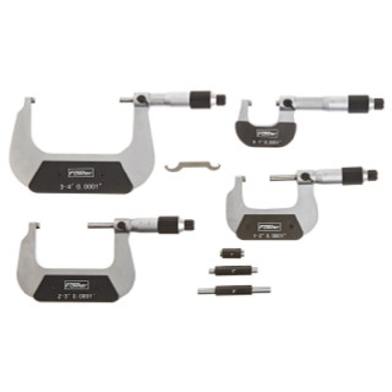 Fowler 0-4 Outside Inch Micrometer Set – 52-229-214-0