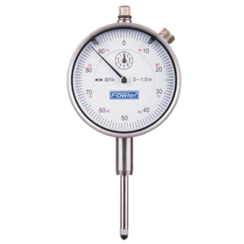 Fowler AGD Dial Drop Indicator, White Face 0 – 1 Range, Economy – 52-520-110-0