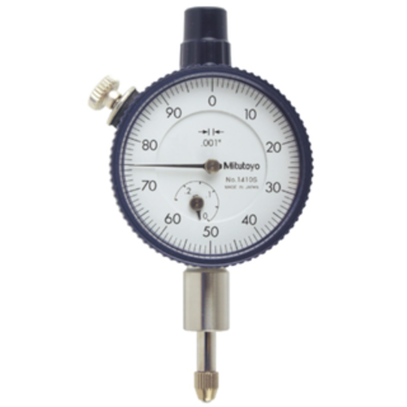 Mitutoyo AGD Dial Drop Indicator, 0 – 1/4 Range, 0-100 Reading – 1410A