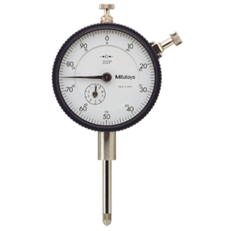 Mitutoyo AGD Dial Drop Indicator, 0 – 1 Range, 0-100 Reading – 3416S